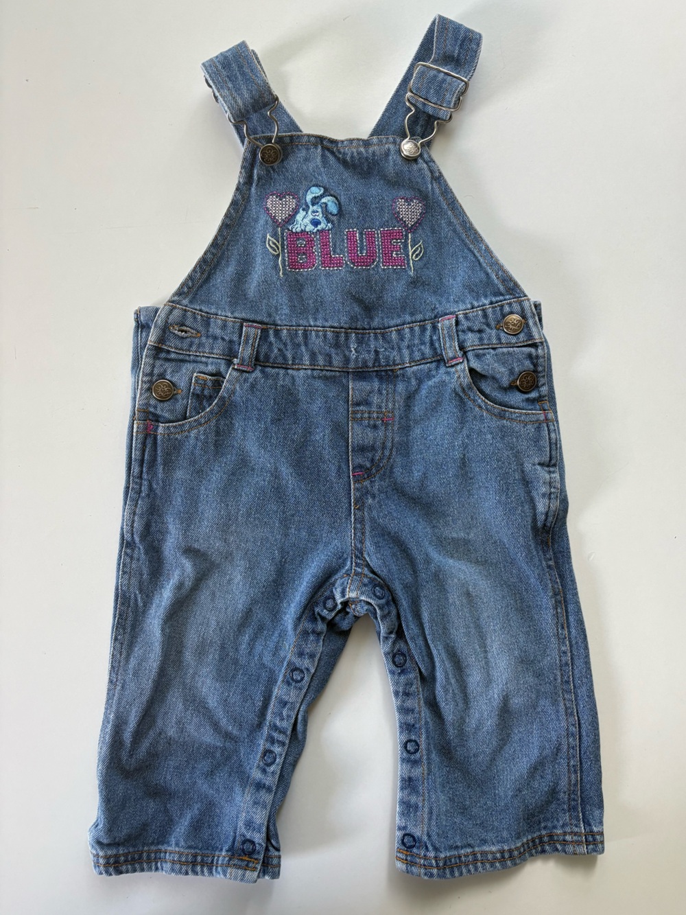 Vintage Y2K Blues Clues Overalls 18mos